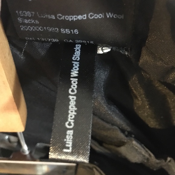 Like New - Luisa Cropped Cool Wool Slacks - Picture 8 of 13